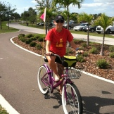 Bike ride around Clearwater Beach, FL